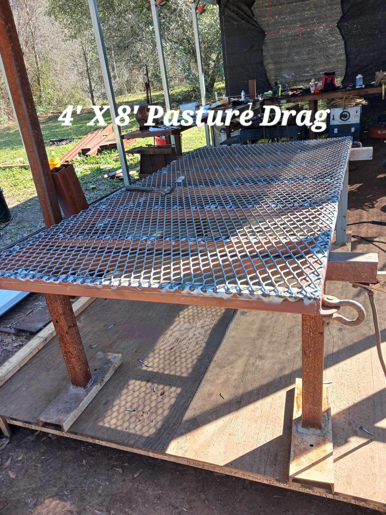 4 by 8 pasture drag